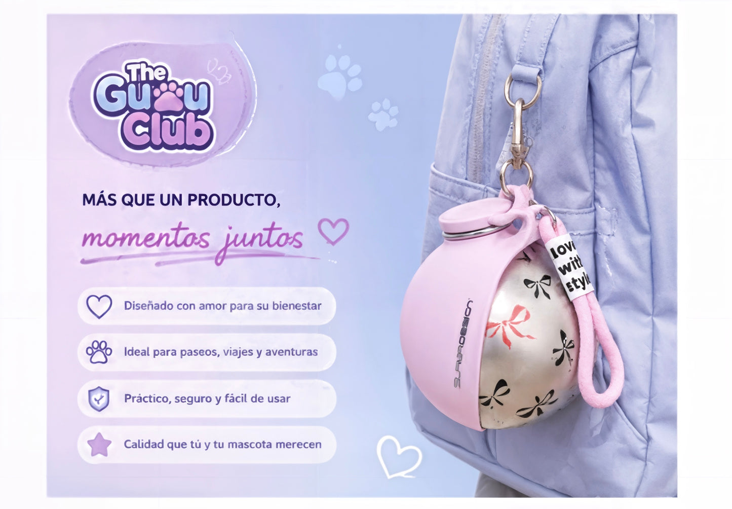 PawSip™ | Botella portátil 2 en 1 para mascotas